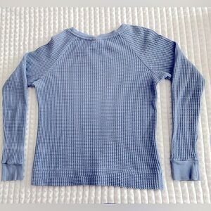 North face waffle knit long sleeve t-shirt